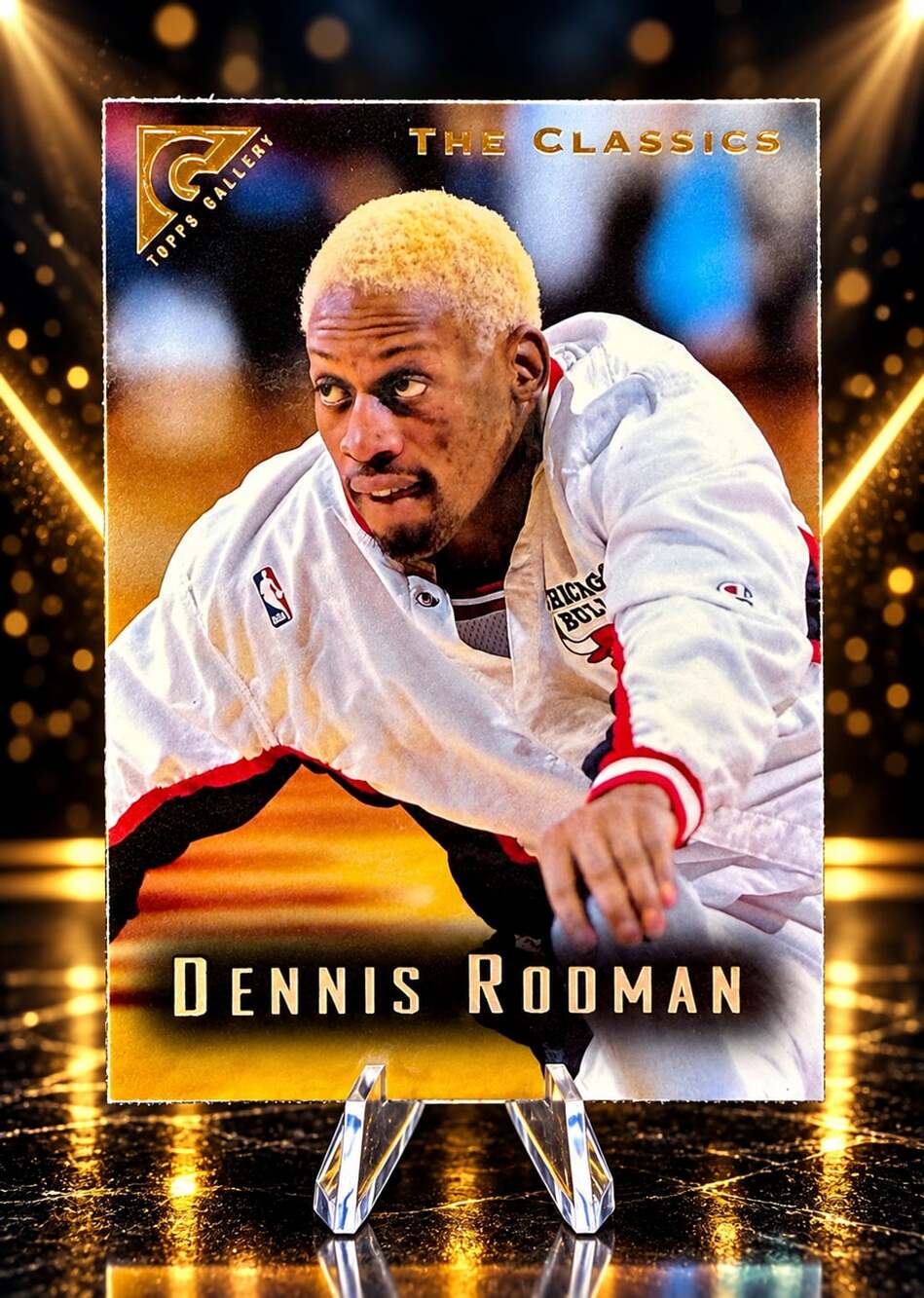 Dennis Rodman 1995-96 Topps Gallery Chicago Bulls NBA Basketball Card Collector